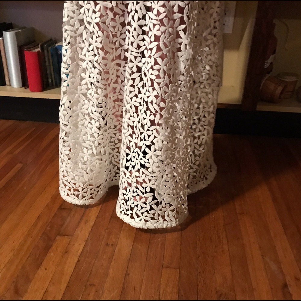 Jill Stuart long white lace dress - Picture 3 of 6